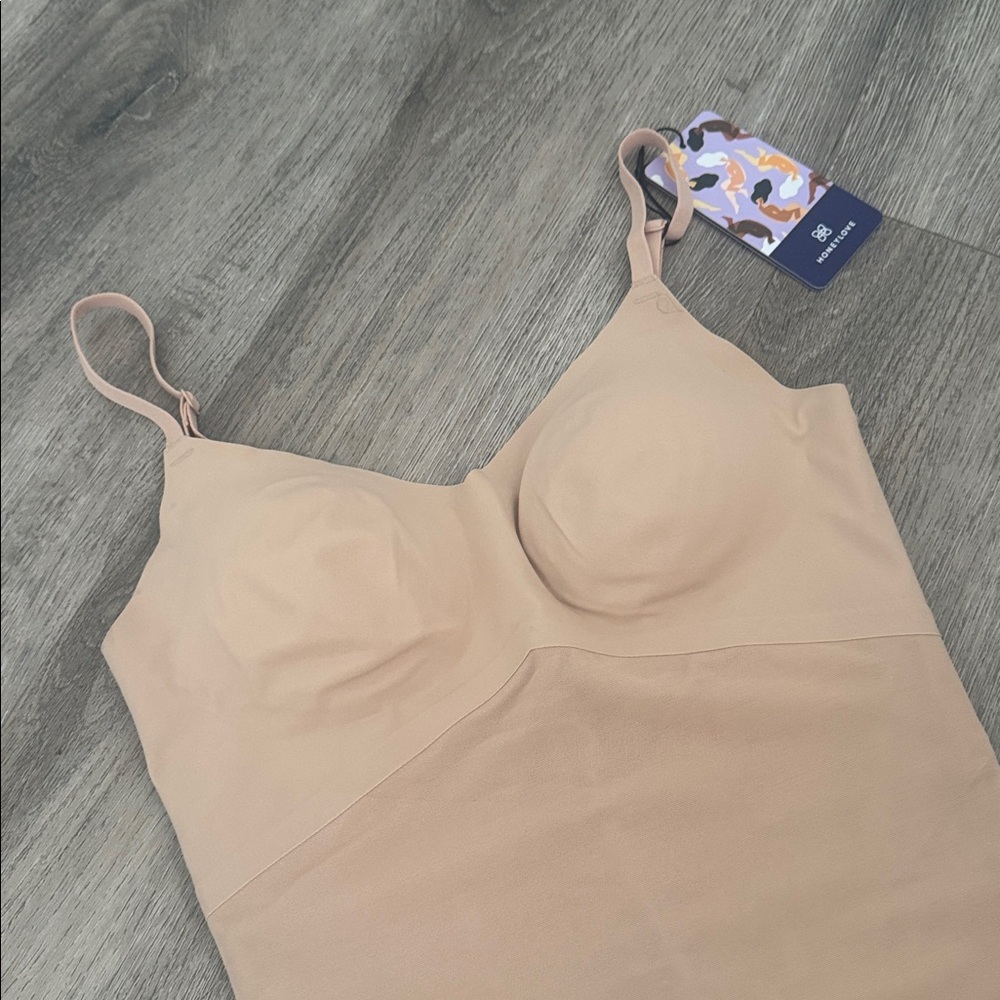 NWT XS Honeylove Tan Shapewear Bodysuit - Picture 3 of 7